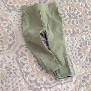 Olive green pants size 12m